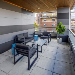 Resident patio on the 2nd floor